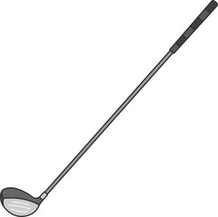 ゴルフクラブのドライバーのイラスト