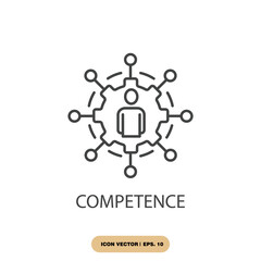 competence icons  symbol vector elements for infographic web