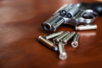 .357 magnum conceal defense small gun with jacket hallow point bullet