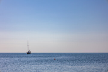 sailboat on the sea