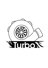 Turbo. Stylish design for t-shirt
