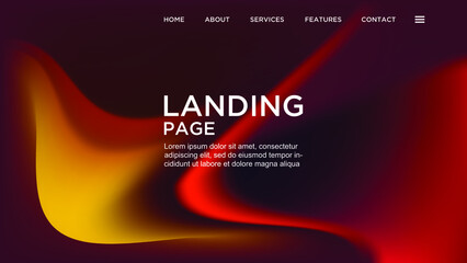 ABSTRACT GEOMETRIC BACKGROUND ELEGANT GRADIENT COLOR DESIGN VECTOR TEMPLATE GOOD FOR MODERN WEBSITE, WALLPAPER, COVER DESIGN 