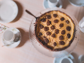 Kaffee Zeit Kuchen Torte soft Fokus weicher Hintergrund