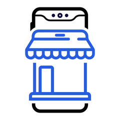 Mobile, store, app icon