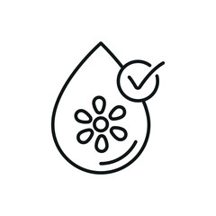 Aroma therapy lotion icon - editable stroke