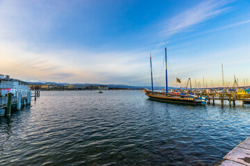 Obraz premium Promenade dans Genève et sa campagne