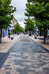 Fishergate, Preston, Lancashire, UK.