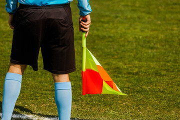 Referee of the soccer match