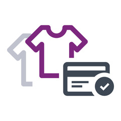 Online, buy, pay icon