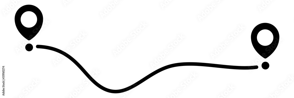 Poster pin map line. navigation pointers. vector illustration isolated on white.