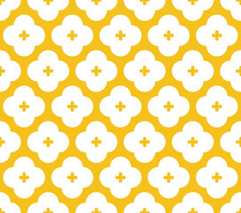 Colorful flower pattern background illustration.