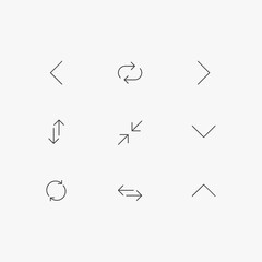 Outline Icons For Web and Mobile