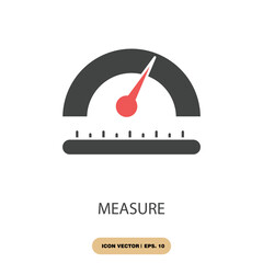 measure icons  symbol vector elements for infographic web