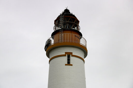 Closeup of Lighthouse at Turnberry South West Scotland