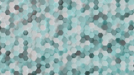 Fototapeta na wymiar colorful hexagone