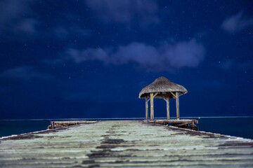 Night sky in mauritius