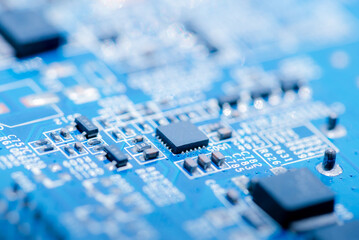 
Abstract,close up of Mainboard Electronic background.
(logic board,cpu motherboard,circuit,system...