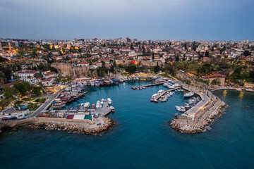 Naklejka na ściany i meble Main tourist attractions of Antalya