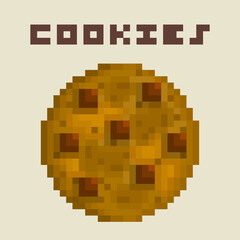 Vector graphic of Cookies. Good for Icon, sticker, clipart, game assests, children illustration, etc