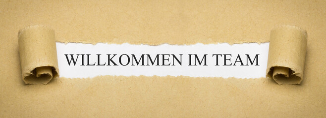 Willkommen im Team