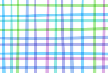 ベクター素材_チェック柄_パステルカラー