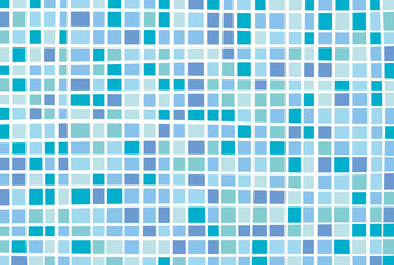 Fototapeta premium ベクター素材_タイル_青