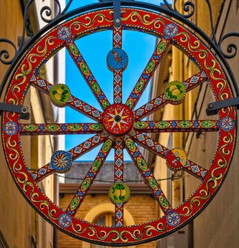 colored wheel Taormina