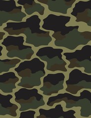 
Texture camouflage trendy vector pattern seamless green background for print clothes, fabrics. Ornament.