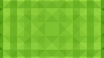 Green pixel background. Abstract triangular pixelation. Texture.