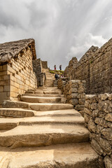 Fototapeta premium Machu Picchu is the most outstanding Inca archaeological site due to its creative urban design