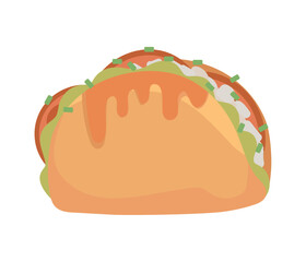 mexican taco icon