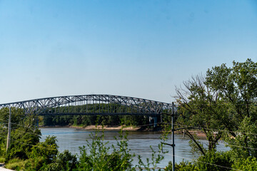 Jefferson City Bridge over the Missouri River in Jefferson City, MO