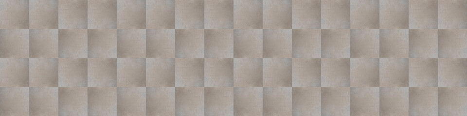 White gray grey stone concrete cement square tile texture background panorama banner..