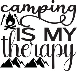 Camping svg design cut files