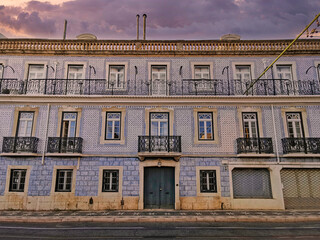One of the many tiled homes of Belem, Portugal