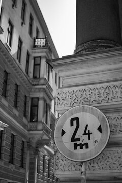 Old sign near road
