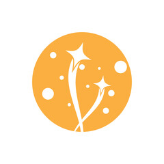 Star icon Template vector illustration design