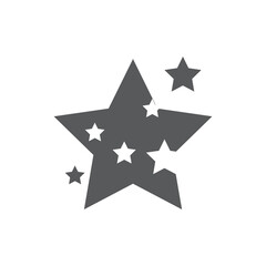 Star icon Template vector illustration design