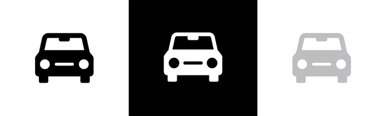 Car icon. sedan symbol, vector illustration