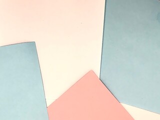 blue and white paper