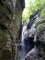 Canyon Partnachklamm in Bavaria, Germany