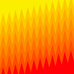 jagged rising heat abstraction vector illustration
