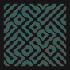 Color truchet tiling connections illustration