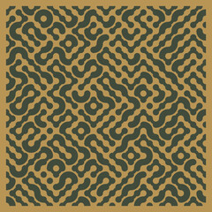 Color truchet tiling connections illustration