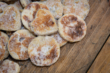 Welsh Cakes in Love Heart Shapes at a Wedding Reception