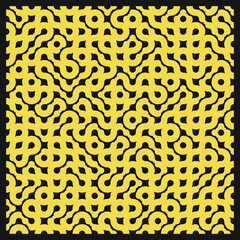 Color truchet tiling connections illustration