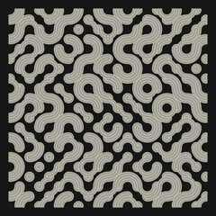 Color truchet tiling connections illustration