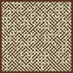 Fototapeta premium Color truchet tiling connections illustration