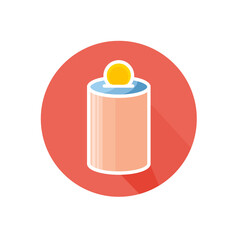 bank, saving, money - vector icon