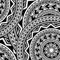 Maori Polynesian Pattern Background - Vector